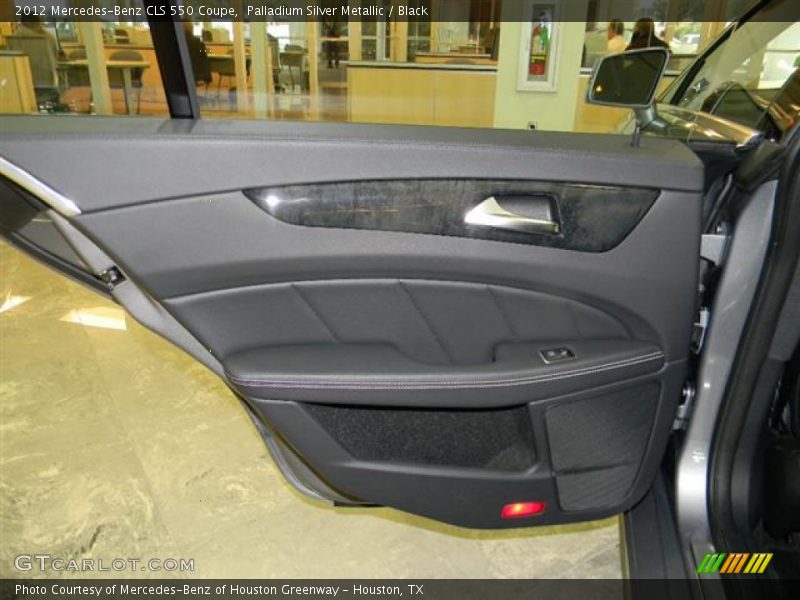 Palladium Silver Metallic / Black 2012 Mercedes-Benz CLS 550 Coupe