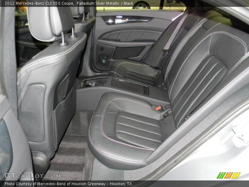 Palladium Silver Metallic / Black 2012 Mercedes-Benz CLS 550 Coupe