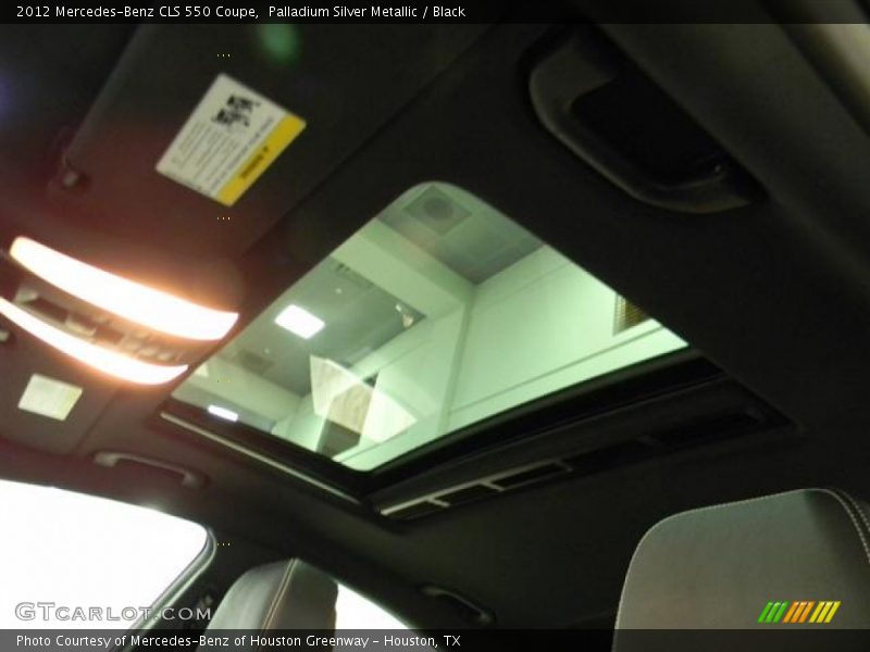 Palladium Silver Metallic / Black 2012 Mercedes-Benz CLS 550 Coupe