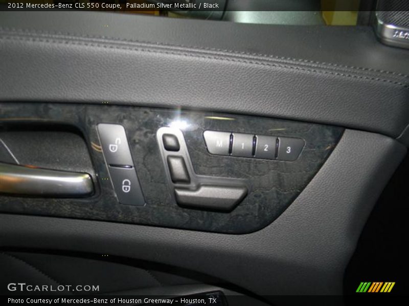 Palladium Silver Metallic / Black 2012 Mercedes-Benz CLS 550 Coupe