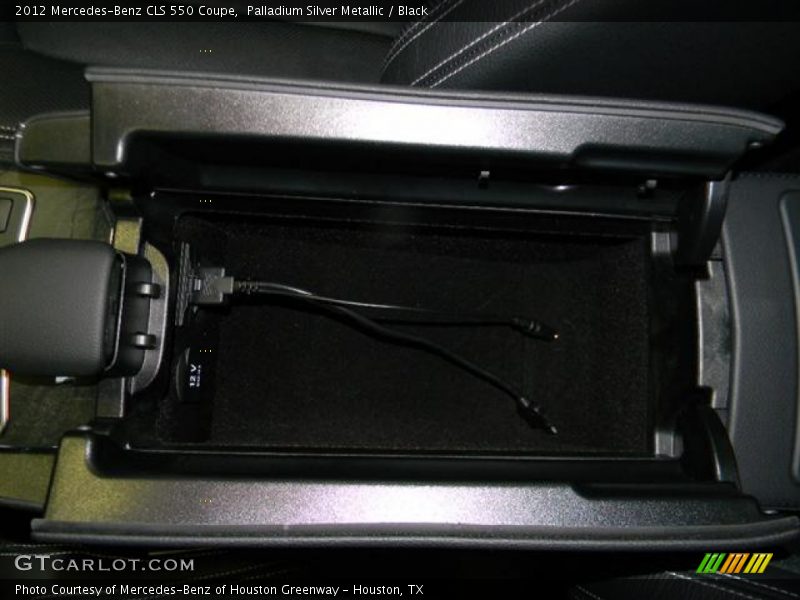 Palladium Silver Metallic / Black 2012 Mercedes-Benz CLS 550 Coupe