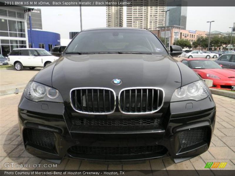 Black Sapphire Metallic / Black Merino Leather 2011 BMW X6 M M xDrive
