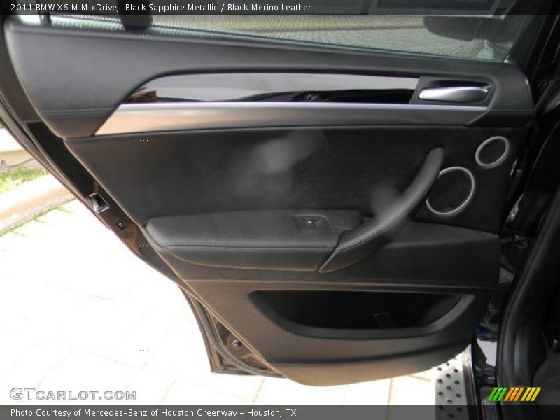 Black Sapphire Metallic / Black Merino Leather 2011 BMW X6 M M xDrive