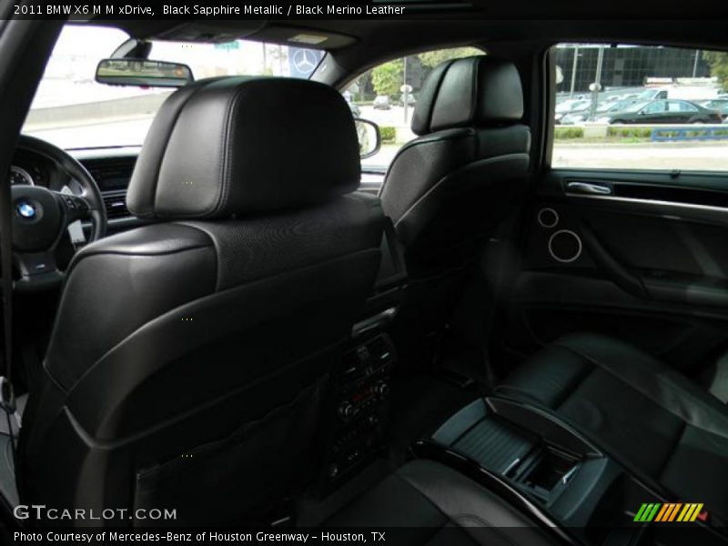 Black Sapphire Metallic / Black Merino Leather 2011 BMW X6 M M xDrive