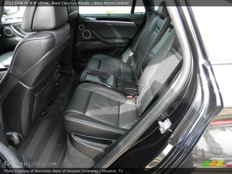 Black Sapphire Metallic / Black Merino Leather 2011 BMW X6 M M xDrive
