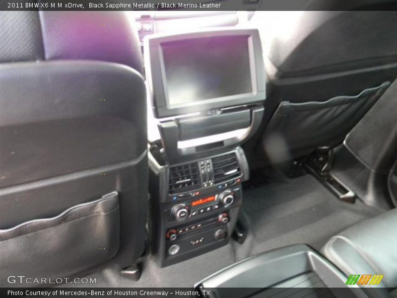 Black Sapphire Metallic / Black Merino Leather 2011 BMW X6 M M xDrive