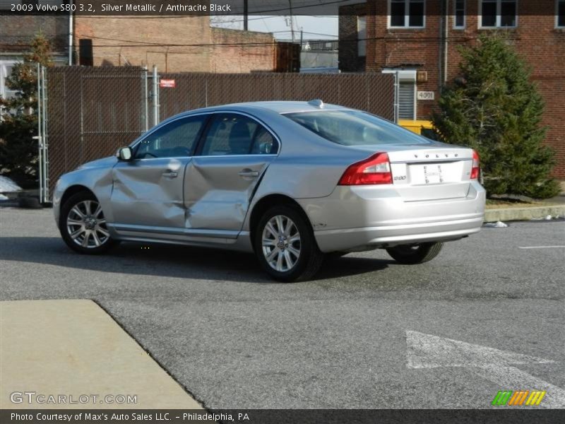 Silver Metallic / Anthracite Black 2009 Volvo S80 3.2