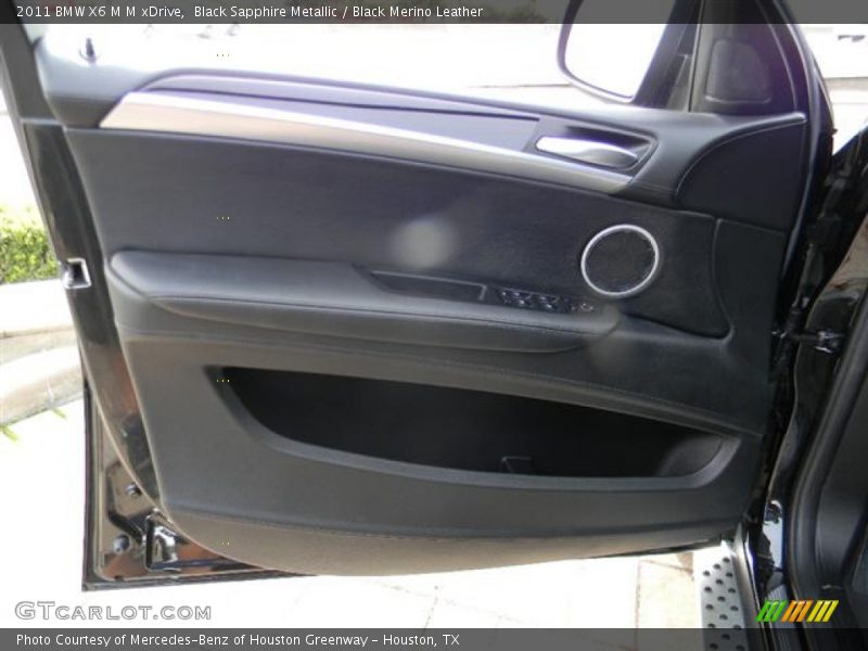Black Sapphire Metallic / Black Merino Leather 2011 BMW X6 M M xDrive