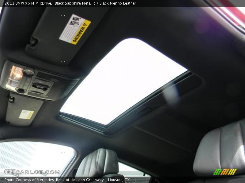 Black Sapphire Metallic / Black Merino Leather 2011 BMW X6 M M xDrive