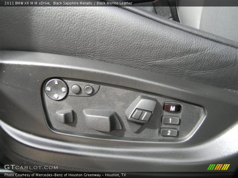 Black Sapphire Metallic / Black Merino Leather 2011 BMW X6 M M xDrive