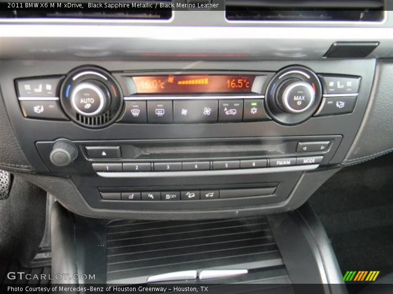 Black Sapphire Metallic / Black Merino Leather 2011 BMW X6 M M xDrive