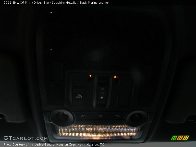 Black Sapphire Metallic / Black Merino Leather 2011 BMW X6 M M xDrive