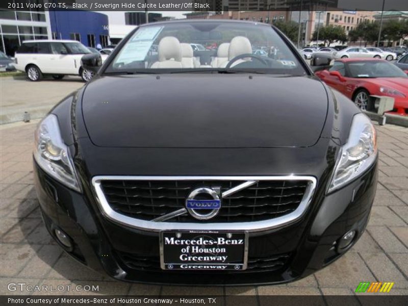 Black / Soverign Hide Calcite Leather/Off Black 2011 Volvo C70 T5