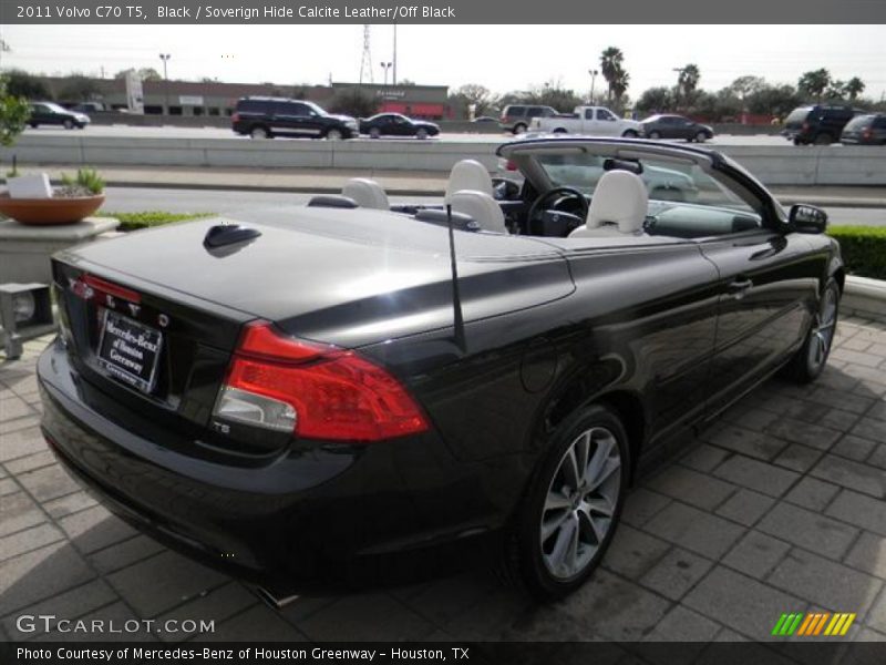 Black / Soverign Hide Calcite Leather/Off Black 2011 Volvo C70 T5