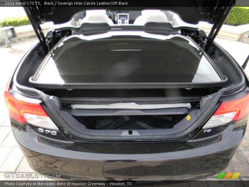 Black / Soverign Hide Calcite Leather/Off Black 2011 Volvo C70 T5