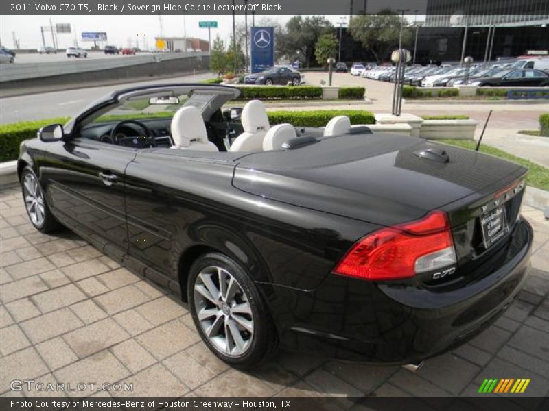 Black / Soverign Hide Calcite Leather/Off Black 2011 Volvo C70 T5