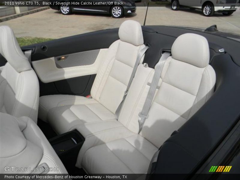  2011 C70 T5 Soverign Hide Calcite Leather/Off Black Interior