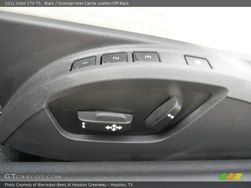 Black / Soverign Hide Calcite Leather/Off Black 2011 Volvo C70 T5