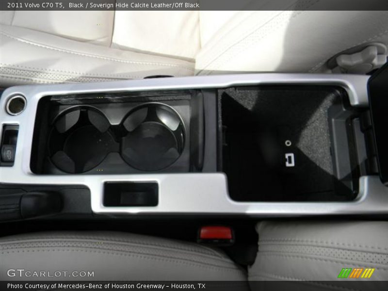 Black / Soverign Hide Calcite Leather/Off Black 2011 Volvo C70 T5