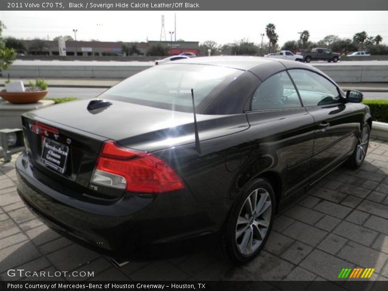 Black / Soverign Hide Calcite Leather/Off Black 2011 Volvo C70 T5