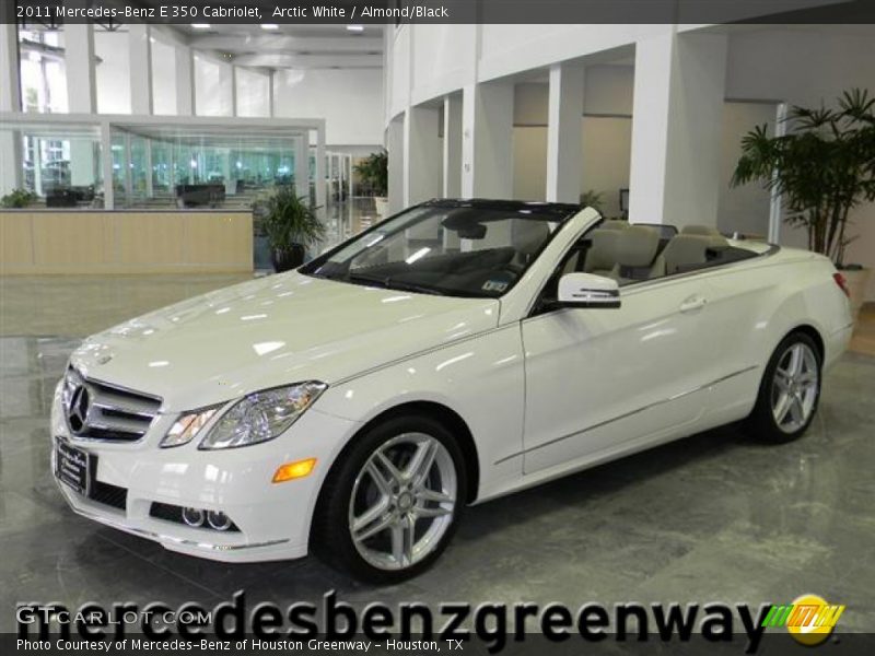 Arctic White / Almond/Black 2011 Mercedes-Benz E 350 Cabriolet