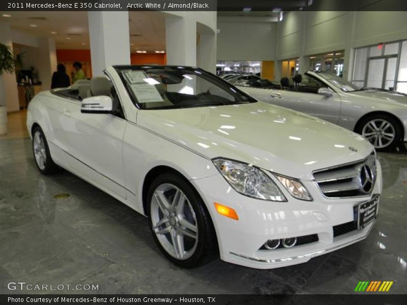 Arctic White / Almond/Black 2011 Mercedes-Benz E 350 Cabriolet