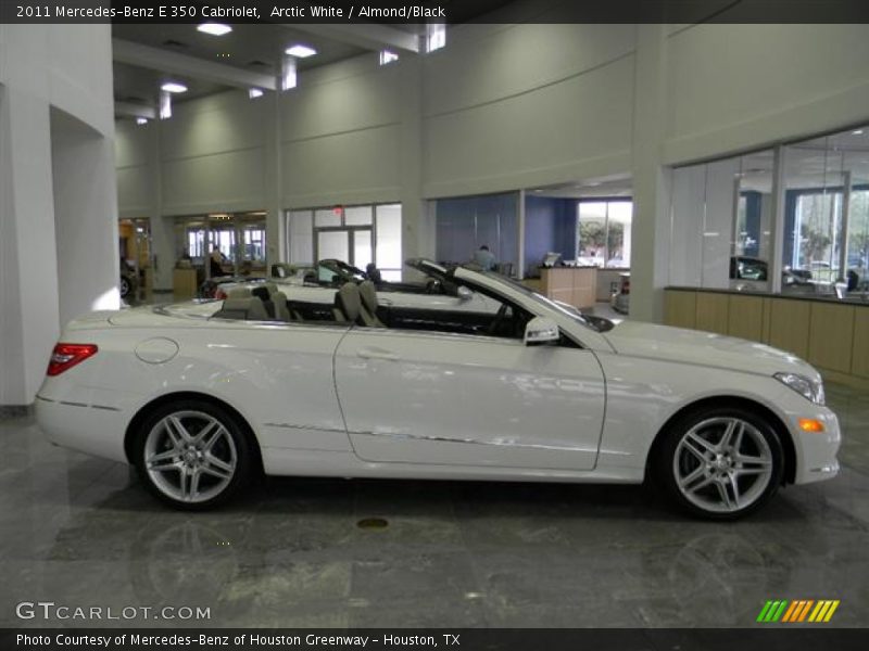 Arctic White / Almond/Black 2011 Mercedes-Benz E 350 Cabriolet