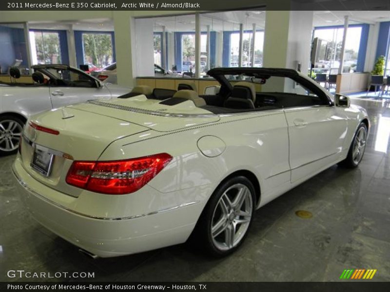 Arctic White / Almond/Black 2011 Mercedes-Benz E 350 Cabriolet