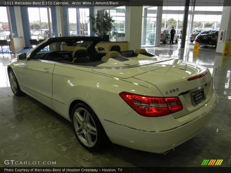 Arctic White / Almond/Black 2011 Mercedes-Benz E 350 Cabriolet