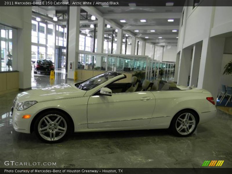 Arctic White / Almond/Black 2011 Mercedes-Benz E 350 Cabriolet
