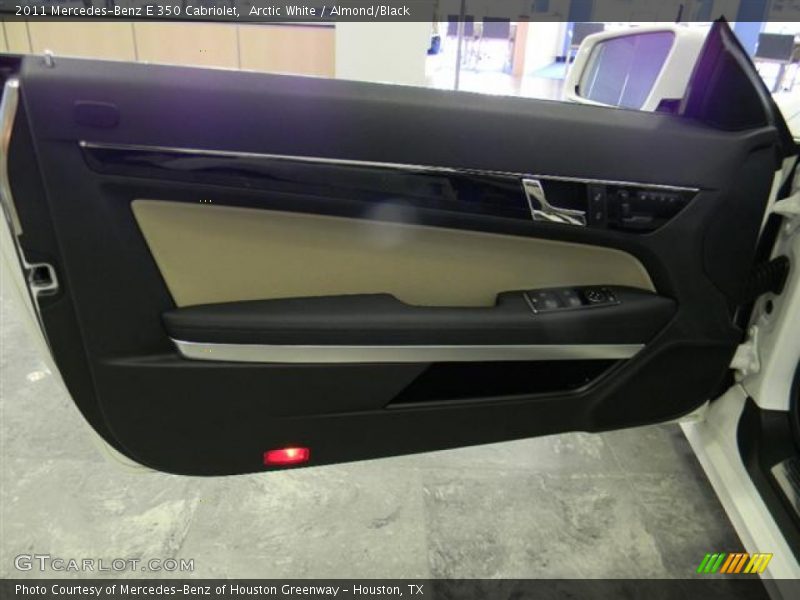 Arctic White / Almond/Black 2011 Mercedes-Benz E 350 Cabriolet