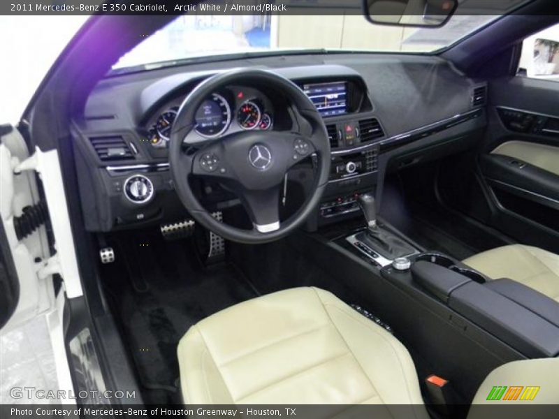 Arctic White / Almond/Black 2011 Mercedes-Benz E 350 Cabriolet