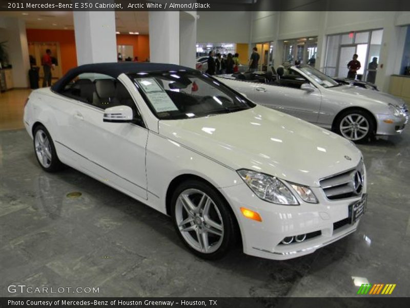 Arctic White / Almond/Black 2011 Mercedes-Benz E 350 Cabriolet