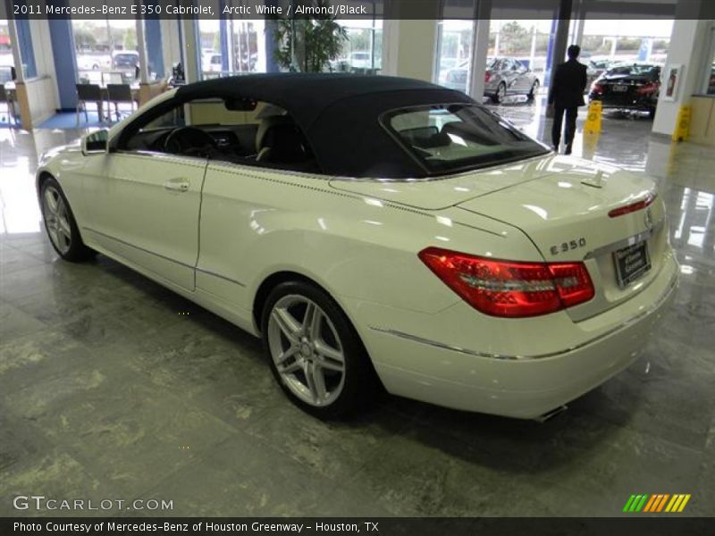Arctic White / Almond/Black 2011 Mercedes-Benz E 350 Cabriolet