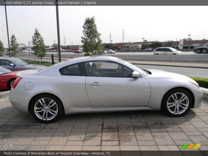Liquid Platinum / Graphite 2009 Infiniti G 37 Journey Coupe