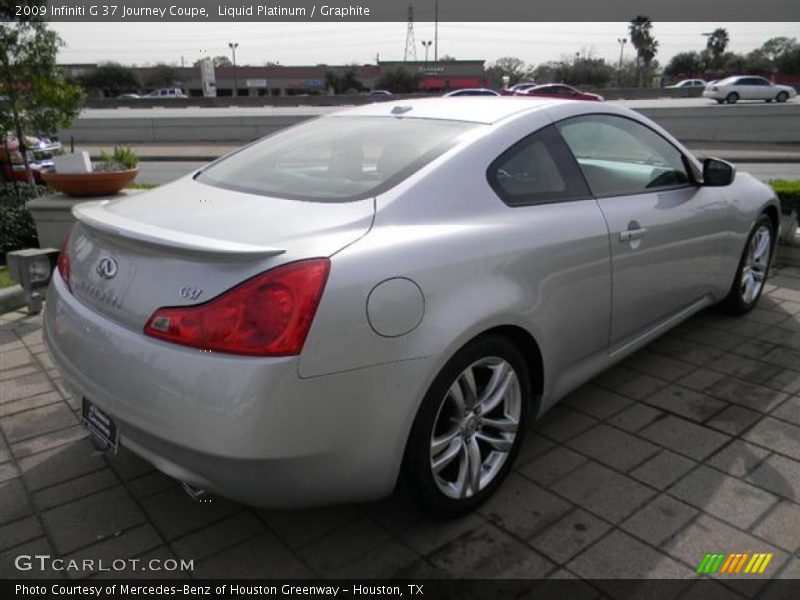 Liquid Platinum / Graphite 2009 Infiniti G 37 Journey Coupe