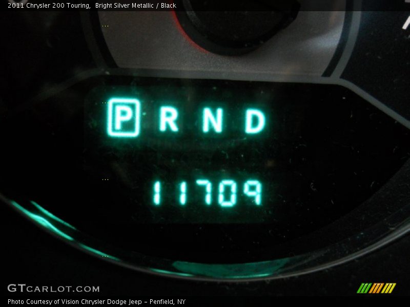 Bright Silver Metallic / Black 2011 Chrysler 200 Touring