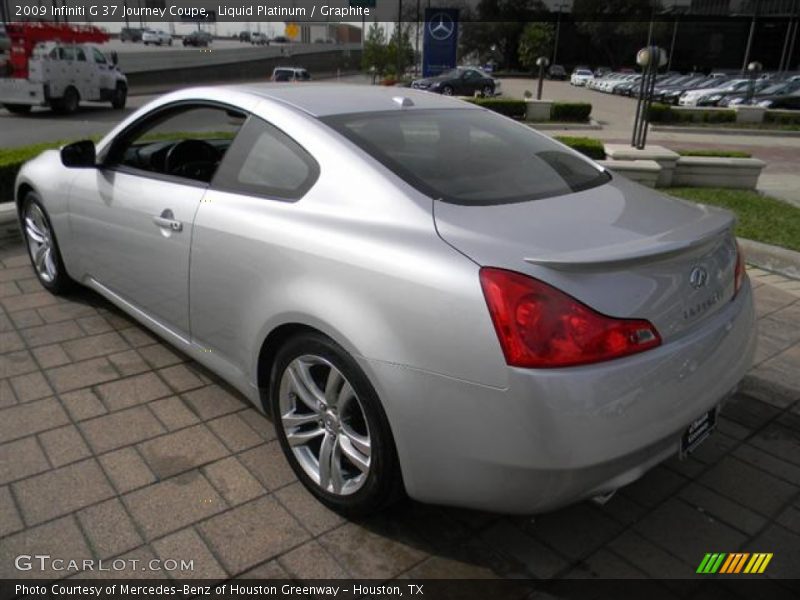 Liquid Platinum / Graphite 2009 Infiniti G 37 Journey Coupe