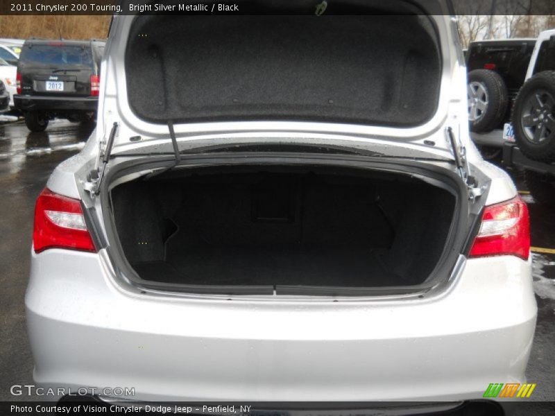 Bright Silver Metallic / Black 2011 Chrysler 200 Touring