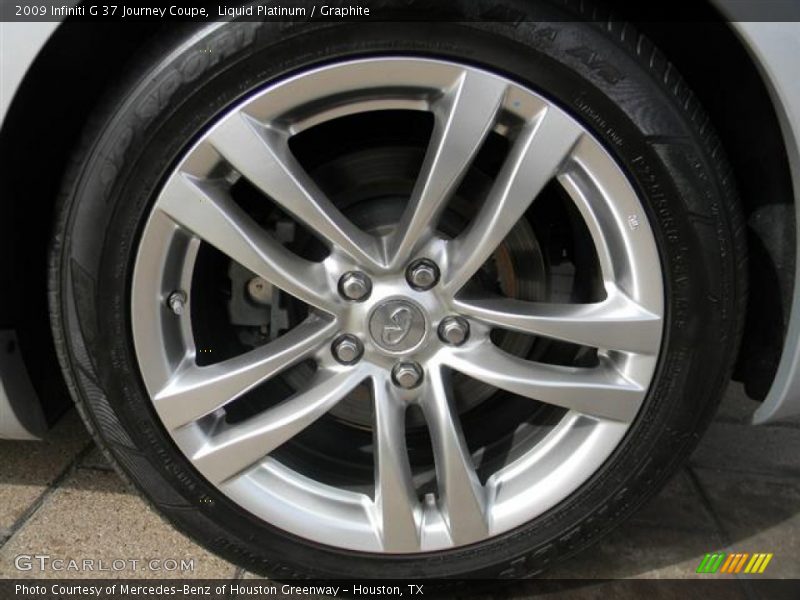Liquid Platinum / Graphite 2009 Infiniti G 37 Journey Coupe