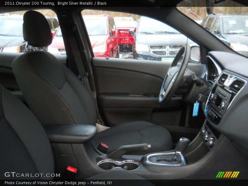 Bright Silver Metallic / Black 2011 Chrysler 200 Touring