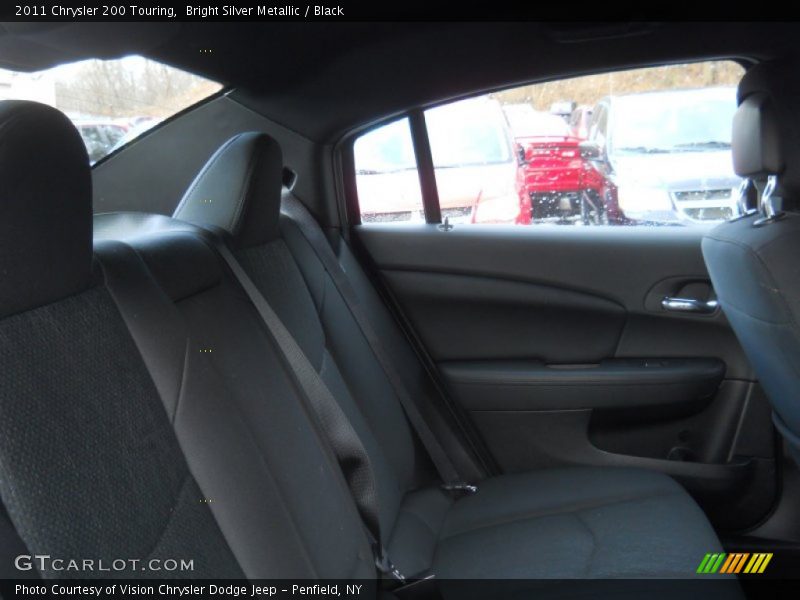 Bright Silver Metallic / Black 2011 Chrysler 200 Touring