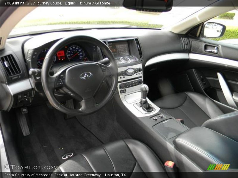 Liquid Platinum / Graphite 2009 Infiniti G 37 Journey Coupe