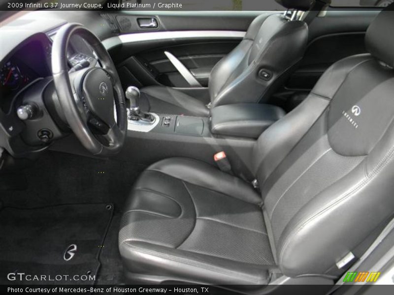 Liquid Platinum / Graphite 2009 Infiniti G 37 Journey Coupe