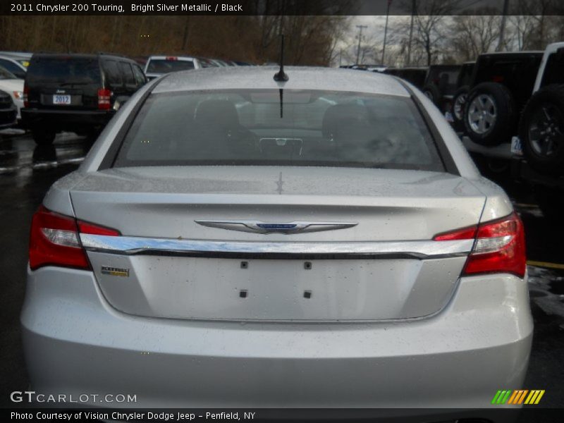 Bright Silver Metallic / Black 2011 Chrysler 200 Touring