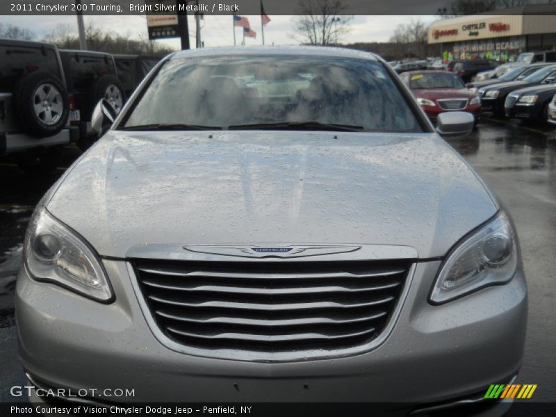 Bright Silver Metallic / Black 2011 Chrysler 200 Touring