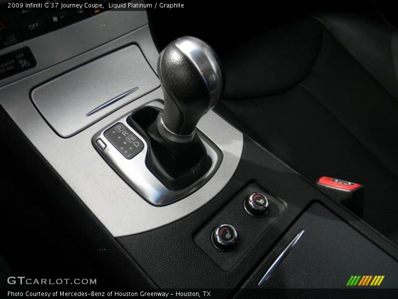 Liquid Platinum / Graphite 2009 Infiniti G 37 Journey Coupe