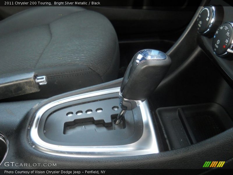 Bright Silver Metallic / Black 2011 Chrysler 200 Touring