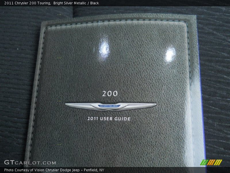 Bright Silver Metallic / Black 2011 Chrysler 200 Touring