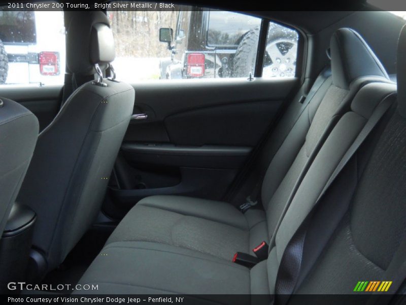 Bright Silver Metallic / Black 2011 Chrysler 200 Touring